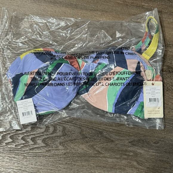 NWT! Artesands L'Avana Multi Botticelli Bandeau Bikini Top - Size 10 - Picture 12 of 13